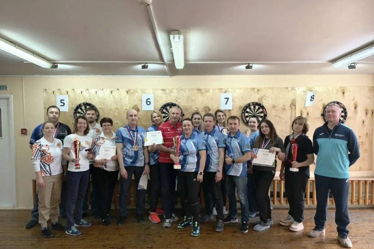 В Екатеринбурге прошли соревнования по дартсу среди трудящихся